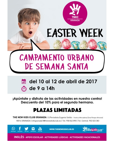 campamentos de semana santa 2017 INGLES granada