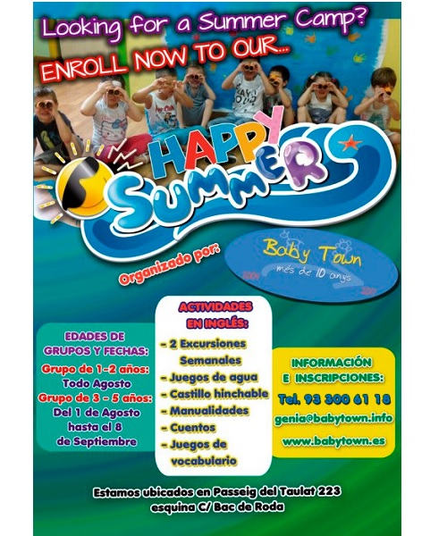 CASAL ESTIU 2017 AGOSTO INGLES POBLENOU  