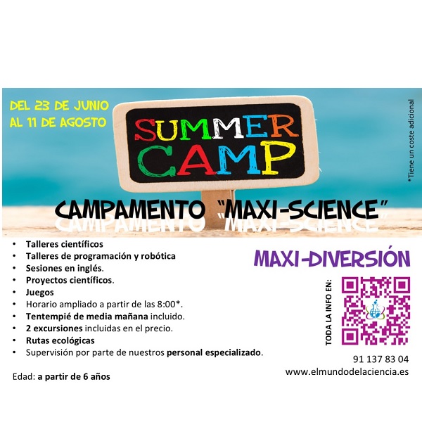 CAMPAMENTOS DE VERANO 2017 CIENCIA ALCALA DE HENARES