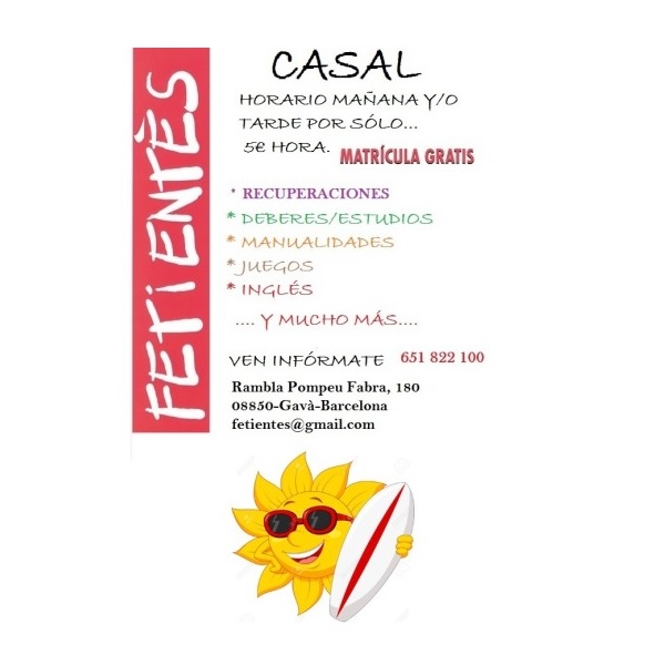CASALES DE VERANO EN GAVA 2017 